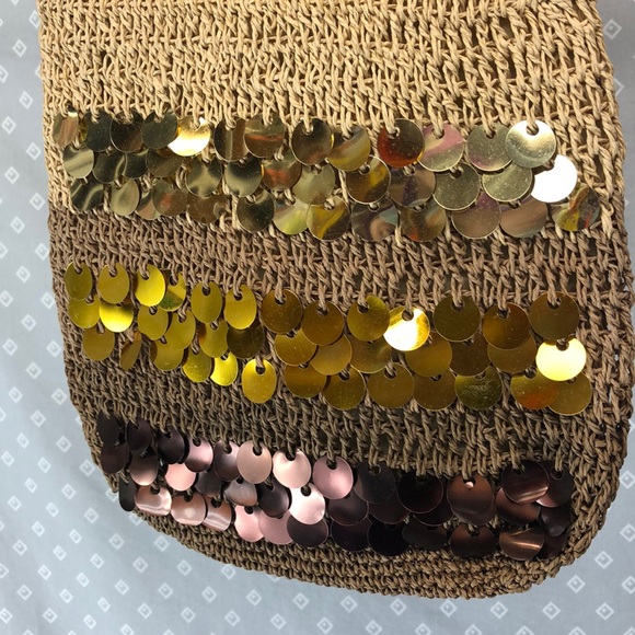 GaBaangs Macrame Sequin Bag Purse - Picture 2 of 7